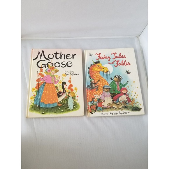 Two Childrens Picture Books Illustrated by Gyo Fujikawa Mother Goose Fairy Tales - Picture 1 of 16